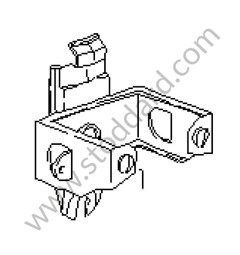 92835504104 - SUPPORT for Porsche 928 87-91 &bull; 1987 &bull; 928 S4 &bull; Coupe &bull; Manual Gearbox, 5 Speed