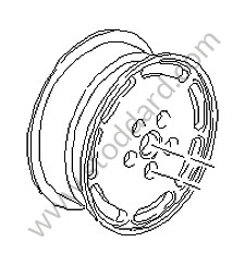 ALLOY WHEEL 8 X 16 ET 52.3 2 Versions available for this part