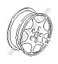 ALLOY WHEEL 9 X 16 ET 60