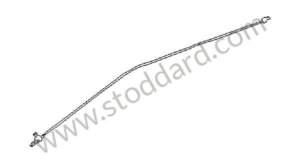 92842390101 - CABLE for Porsche 928 83-86 &bull; 1986 &bull; 928 4.7S2 &bull; Coupe &bull; Automatic Gearbox