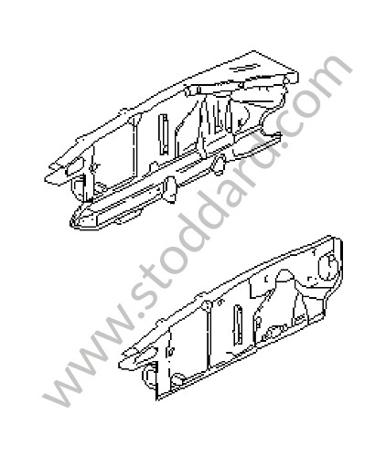 92850101407GRV - WHEEL HOUSING for Porsche 928 92-95 &bull; 1992 &bull; 928 Gts &bull; Coupe &bull; Automatic Gearbox