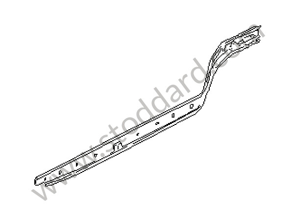 92850102104GRV - SIDE MEMBER for Porsche 928 78-82 &bull; 1978 &bull; 928 4.5 &bull; Coupe &bull; Automatic Gearbox