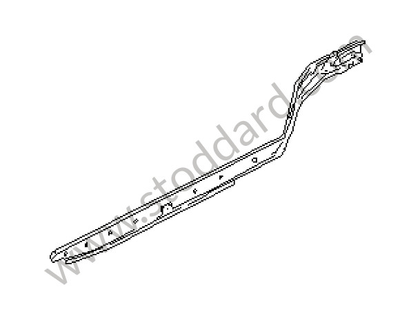 92850102104GRV - SIDE MEMBER for Porsche 928 92-95 &bull; 1992 &bull; 928 Gts &bull; Coupe &bull; Automatic Gearbox