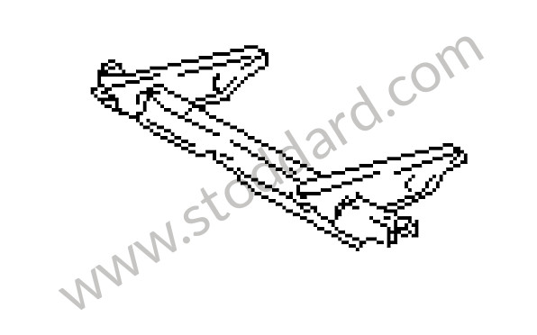 92850105560GRV - SEAT SUPPORT for Porsche 928 83-86 &bull; 1984 &bull; 928 4.7S &bull; Coupe &bull; Automatic Gearbox
