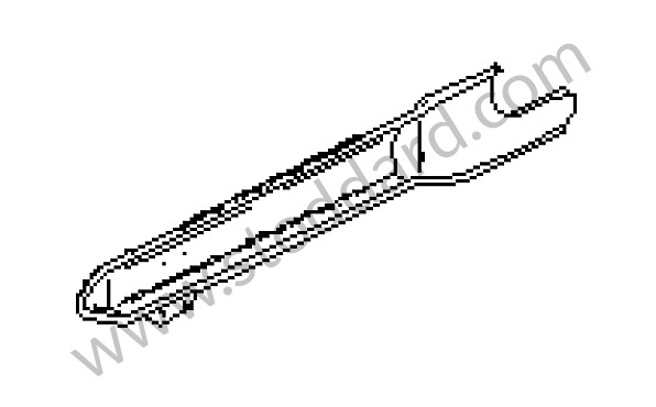 92850110302GRV - BRACKET for Porsche 928 78-82 &bull; 1978 &bull; 928 4.5 &bull; Coupe &bull; Manual Gearbox, 5 Speed