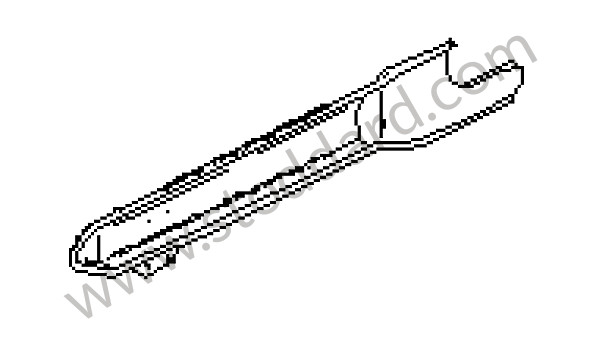 92850110302GRV - BRACKET for Porsche 928 83-86 &bull; 1983 &bull; 928 4.7S &bull; Coupe &bull; Manual Gearbox, 5 Speed