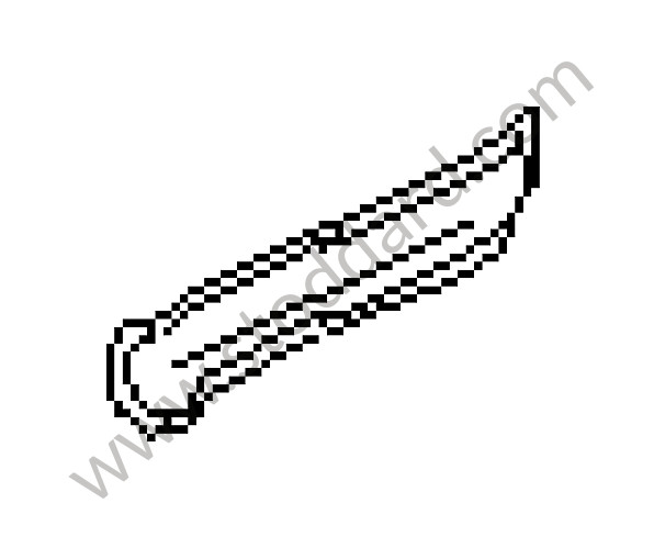 92850112103GRV - BRACKET for Porsche 928 87-91 &bull; 1990 &bull; 928 S4 &bull; Coupe &bull; Automatic Gearbox