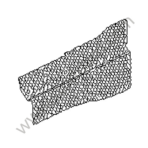 92850435302 - GRILLE for Porsche 928 78-82 &bull; 1978 &bull; 928 4.5 &bull; Coupe &bull; Manual Gearbox, 5 Speed