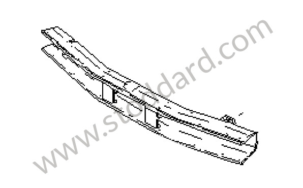92850501005 - BRACKET for Porsche 928 78-82 &bull; 1981 &bull; 928 4.5 &bull; Coupe &bull; Manual Gearbox, 5 Speed