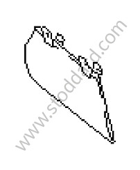 FOOT SUPPORT Left-hand drive