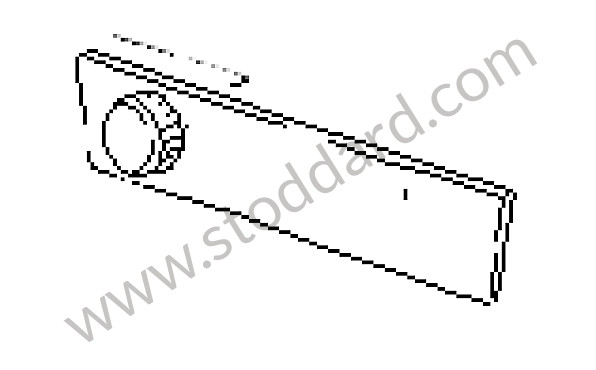 928551081086SC - PLATE FOR TOOLS for Porsche 928 92-95 &bull; 1992 &bull; 928 Gts &bull; Coupe &bull; Automatic Gearbox