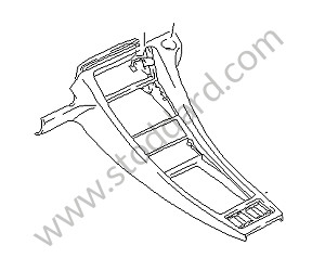CENTRE CONSOLE Left-hand drive / magenta / magenta (9YF) / IMITATION LEATHER (928552043089YF)