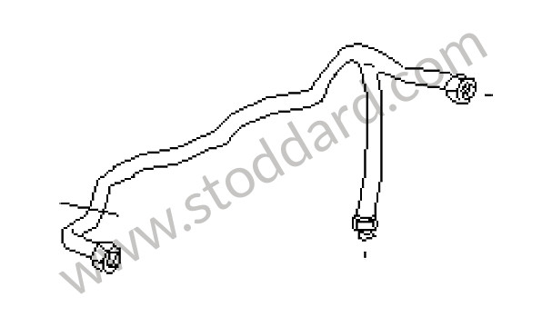 92857009101 - INTAKE PIPE for Porsche 928 83-86 &bull; 1985 &bull; 928 4.7S2 &bull; Coupe &bull; Automatic Gearbox