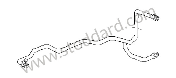92857009104 - INTAKE PIPE for Porsche 928 92-95 &bull; 1994 &bull; 928 Gts &bull; Coupe &bull; Automatic Gearbox