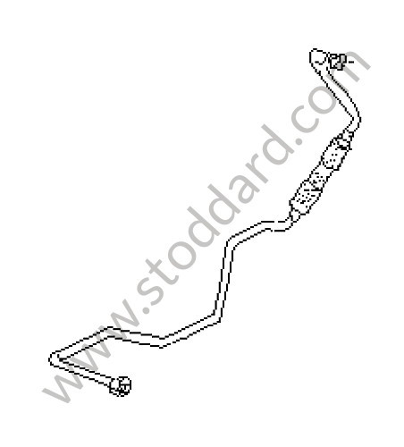 92857010903 - REFRIGERANT LINE for Porsche 928 87-91 &bull; 1990 &bull; 928 S4 &bull; Coupe &bull; Automatic Gearbox