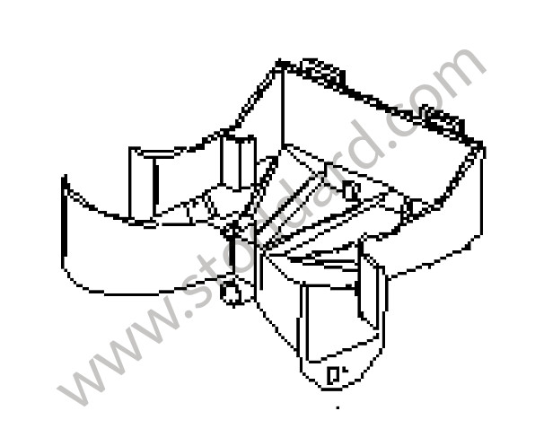 92857402703 - HOUSING for Porsche 928 92-95 &bull; 1993 &bull; 928 Gts &bull; Coupe &bull; Manual Gearbox, 5 Speed