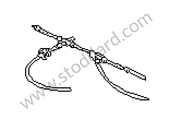 92857471009 - VACUUM LINE for Porsche 928 87-91 &bull; 1987 &bull; 928 S4 &bull; Coupe &bull; Automatic Gearbox