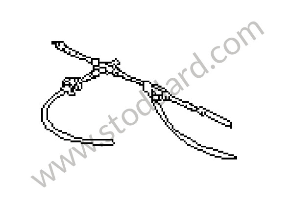 92857471009 - VACUUM LINE for Porsche 928 92-95 &bull; 1994 &bull; 928 Gts &bull; Coupe &bull; Automatic Gearbox