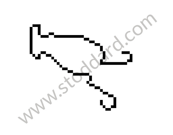 92860755301 - CLIP for Porsche 928 83-86 &bull; 1985 &bull; 928 4.7S2 &bull; Coupe &bull; Automatic Gearbox