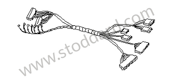 92861292103 - WIRING HARNESS for Porsche 928 83-86 &bull; 1986 &bull; 928 4.7S &bull; Coupe &bull; Manual Gearbox, 5 Speed