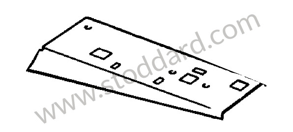 92861512901 - RELAY HOLDER for Porsche 928 78-82 &bull; 1978 &bull; 928 4.5 &bull; Coupe &bull; Automatic Gearbox