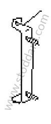 RETAINING BRACKET Left-hand drive / OPTION: SEATING POSITION CONTROL FOR CONFORT SEAT, LEFT (Option code: M537)