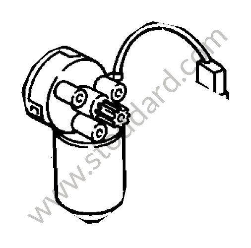 92862412300 - ADJUSTING MOTOR for Porsche 928 83-86 &bull; 1983 &bull; 928 4.7S &bull; Coupe &bull; Automatic Gearbox