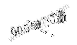 CYLINDER WITH PISTONS 658-666 GRAMS (93010399104)