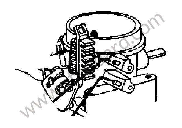 93011024802 - THROTTLE HOUSING for Porsche 911 78-83 &bull; 1978 &bull; 3.0Sc &bull; Coupe &bull; Manual Gearbox, 5 Speed