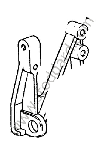 93011311100 - BRACKET for Porsche 911 Turbo + 965 &bull; 1975 &bull; 3.0 Turbo &bull; Coupe &bull; Manual Gearbox, 4 Speed