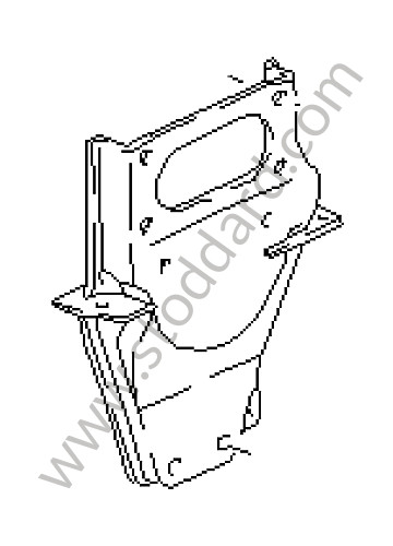 93011501709 - MOTOR CONSOLE for Porsche 911 87-89 &bull; 1987 &bull; 3.2 G50 &bull; Cabrio &bull; Manual Gearbox, 5 Speed