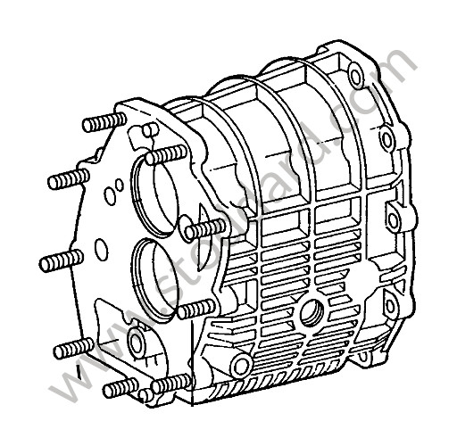 93030191100 - GEAR HOUSING for Porsche 911 Turbo + 965 &bull; 1975 &bull; 3.0 Turbo &bull; Coupe &bull; Manual Gearbox, 4 Speed