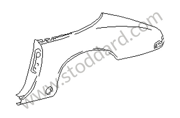 93050306160GRV - SIDE SECTION for Porsche 911 84-86 &bull; 1986 &bull; 3.2 &bull; Cabrio &bull; Manual Gearbox, 5 Speed