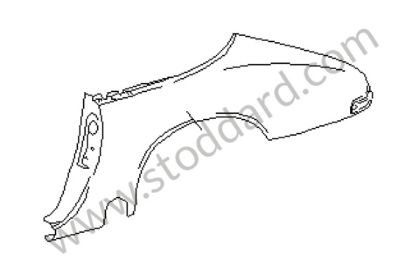 93050306161GRV - SIDE SECTION for Porsche 911 87-89 &bull; 1989 &bull; 3.2 G50 &bull; Speedster &bull; Manual Gearbox, 5 Speed
