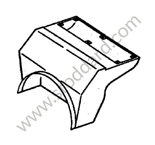 93051200900 - AIR DUCT for Porsche 911 Turbo + 965 &bull; 1975 &bull; 3.0 Turbo &bull; Coupe &bull; Manual Gearbox, 4 Speed