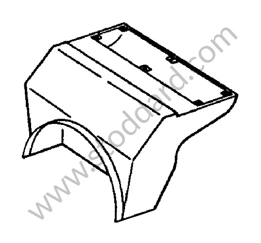 93051200900 - AIR DUCT for Porsche 911 74-77 + 912E &bull; 1976 &bull; 912E &bull; Coupe &bull; Manual Gearbox, 5 Speed