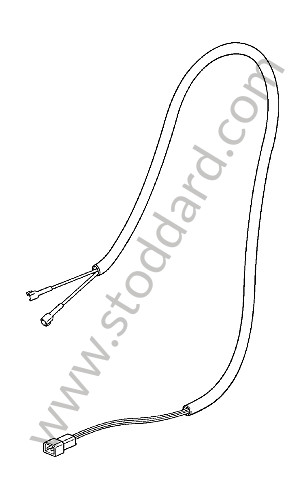 93061217100 - TEMPERATURE PROBE CABLE HARNESS FOR JAPAN for Porsche 911 Turbo + 965 &bull; 1987 &bull; 3.3 Turbo &bull; Coupe &bull; Manual Gearbox, 4 Speed