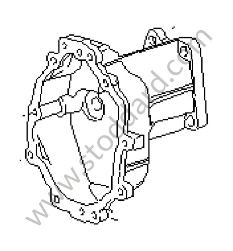 93130130100 - TRANSMISSION COVER for Porsche 924 80-85 &bull; 1980 &bull; 924 Turbo &bull; Coupe &bull; Manual Gearbox, 5 Speed