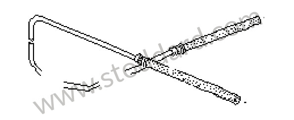 94120115310 - VENT LINE for Porsche 944 89-91 &bull; 1991 &bull; 944 Turbo &bull; Cabrio &bull; Manual Gearbox, 5 Speed