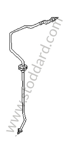 94135505105 - BRAKE LINE for Porsche 968 &bull; 1992 &bull; 968 &bull; Cabrio &bull; Automatic Gearbox