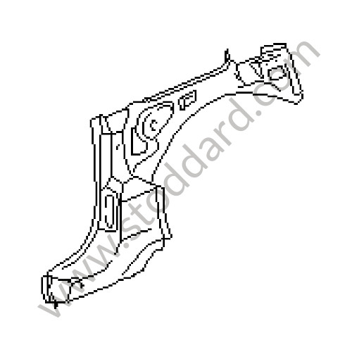 94150190210 - SIDE SECTION for Porsche 968 &bull; 1992 &bull; 968 &bull; Cabrio &bull; Manual Gearbox, 6 Speed