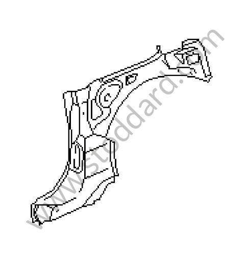 94150190210 - SIDE SECTION for Porsche 944 89-91 &bull; 1990 &bull; 944 S2 &bull; Cabrio &bull; Manual Gearbox, 5 Speed