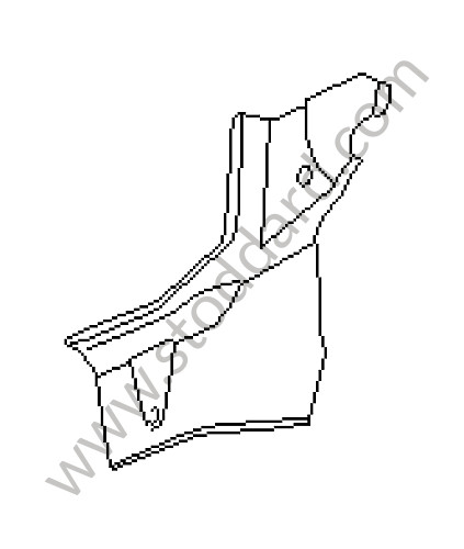 94150225410 - REINFORCEMENT for Porsche 968 &bull; 1992 &bull; 968 &bull; Cabrio &bull; Automatic Gearbox