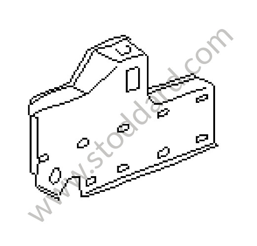94150234510 - REINFORCEMENT for Porsche 968 &bull; 1992 &bull; 968 &bull; Cabrio &bull; Automatic Gearbox