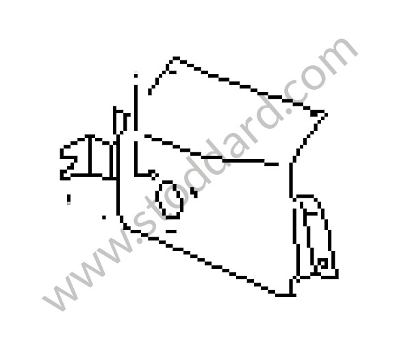 94150262910 - PLATE for Porsche 944 89-91 &bull; 1991 &bull; 944 S2 &bull; Cabrio &bull; Manual Gearbox, 5 Speed