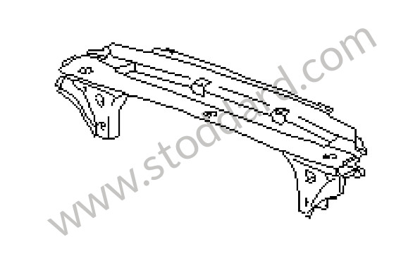 94150290110 - CROSS MEMBER for Porsche 968 &bull; 1992 &bull; 968 &bull; Cabrio &bull; Automatic Gearbox