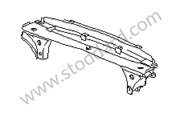 94150290110 - CROSS MEMBER for Porsche 944 89-91 &bull; 1990 &bull; 944 S2 &bull; Cabrio &bull; Manual Gearbox, 5 Speed
