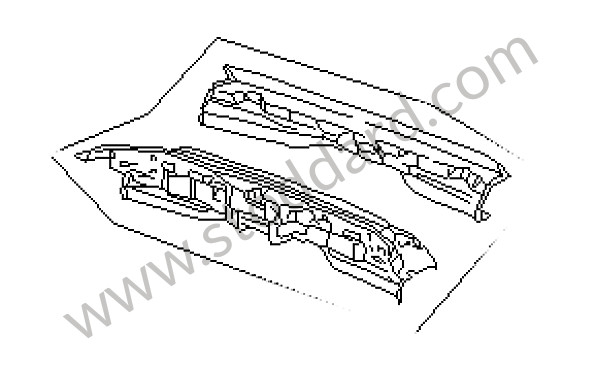 94150290311 - TERMINAL PIECE for Porsche 968 &bull; 1992 &bull; 968 &bull; Cabrio &bull; Automatic Gearbox