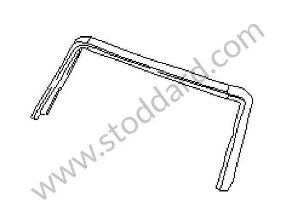 94150290510 - WINDSCREEN FRAME for Porsche 968 &bull; 1992 &bull; 968 &bull; Cabrio &bull; Manual Gearbox, 6 Speed