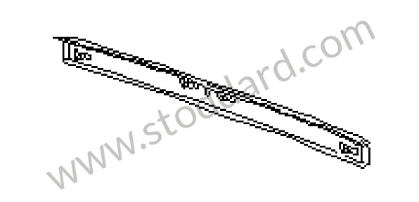 94150362710 - TERMINAL PIECE for Porsche 944 89-91 &bull; 1991 &bull; 944 S2 &bull; Cabrio &bull; Manual Gearbox, 5 Speed